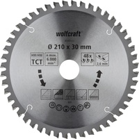 Wolfcraft GmbH Wolfcraft Sägeblatt Ø 210 mm 48 Zähne Hartmetall