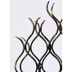 DanDiBo Weinregal "Grand Feu" Metall Schmiedeeisen für 40 Flaschen Flaschenhalter 95 cm
