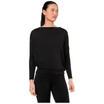 super.natural Kula Langarm-t-shirt - Jet Black - XL