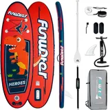 luxuskollektion Inflatable SUP-Board Aufblasbares SUP Board für Kinder Dinosaurier Design mit Zubehör