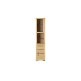 Smart Oslo Hochschrank 42 x 186 x 36 cm Mehrfarbig Massivholz