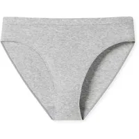SCHIESSER Damen Rio Organic Cotton-Pure Rib Slip, grau-Mel_179883, 42