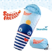 Skandika Sorgenfresser Ping Schlafsack für Kinder 170 cm -12°C Packsack NEU