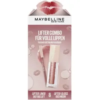 Maybelline New York Lifter Gloss 003 Moon + Lifter Liner Lippenkonturenstift 007 Big Lift Geschenkset