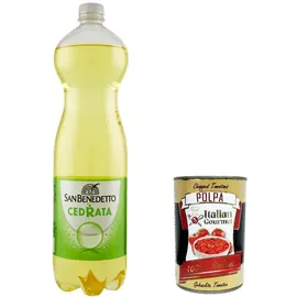 San Benedetto Cedrata soda citron soft drink PET 1.5 Lt erfrischend