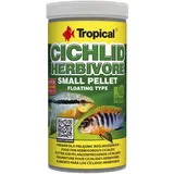 Tropical Fischfutter-Granulate Cichlid Herbivore Pellet S 250 ml