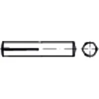 Industrial Quality Supplies ISO 8745 Passkerbstifte Stahl 8 x