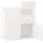 Homcom Schuhschrank 37 x 73 x 75 cm weiß / weiß