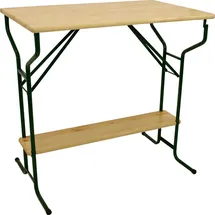 DEGAMO BAMBERG 113cm klappbar, Metall + Holz lackiert, mit Fuss-Stütze