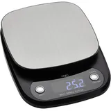 TFA Dostmann Digitale Küchenwaage Apple Pie,50.2005.10,0,1 g Auflösung,mit Tara-Zuwiegefunktion,verlängerte Abschaltfunktion, für Lebensmittel bis 5kg,modern,beleuchtete Anzeige,Silber