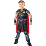 Rubies Offizielles Marvel Thor: Love and Thunder Thor Deluxe-Kostüm für Kinder, Alter 5–6 Jahre Halloween