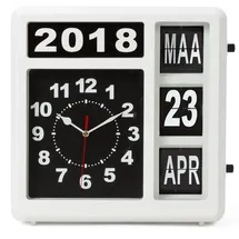 Perel Quadratische Uhr 31,0 cm 31 weiß/schwarz