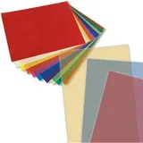 Folia Transparentpapier 87019, 50,5 x 70cm, 10 Farben sortiert, 115g/m2, 10 Blatt