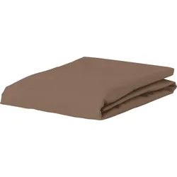 Minte Topper Bettlaken mit Gummizug 180 x 220 cm Kaffee