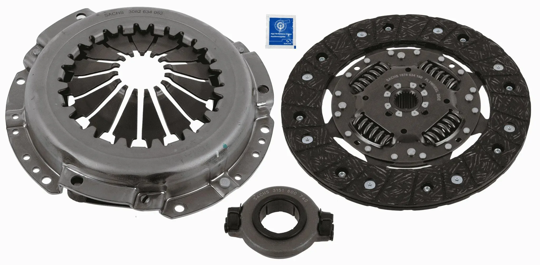 SACHS Kupplungssatz 3000951650 für Porsche