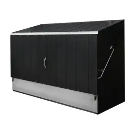 Tepro Fahrradbox anthrazit abschließbar BxTxH: 196x89x133 cm