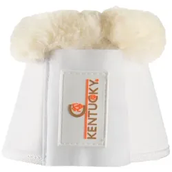 Kentucky Horsewear Leder Sheepskin Hufglocken - grau - XL