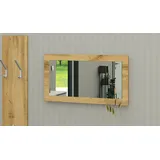 borchardt Möbel Spiegel Vaasa, mit Rahmen braun 75 cm x 40 cm x 2 cm