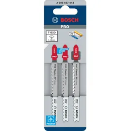Bosch Stichsägeblatt T 102 D 3 Stück
