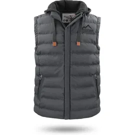 normani Outdoor Sports Herren Winter-Steppweste Nanaimo in Anthrazit | Gr.: 9XL