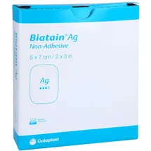 EurimPharm Arzneimittel GmbH Biatain Ag Schaumverband 5x7 cm nicht haftend
