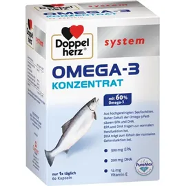 Doppelherz System Omega-3 Konzentrat Kapseln 60 St.