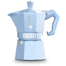 Bialetti Moka Exclusive 3 Tassen, hellblau (9061) BIALETTI