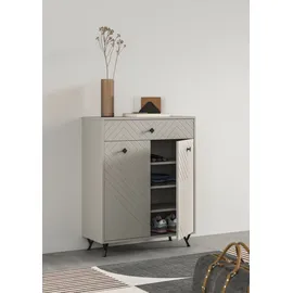 Home Affaire Mento 80 x 100 x 35 cm beige / beige matt