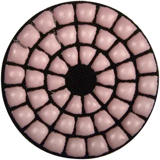 PROXXON 28656 Diamantierte Schleif- und Polierpads, K 50, Ø 50 mm, 3 Stück, für Winkelpolierer WP/E und WP/A