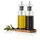 AdHoc AromaPour Öl- und Essigspender Set 300 ml 3-tlg. Edelstahl und Glas