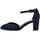TAMARIS Damen Pumps mit Blockabsatz, blau, 42 EU