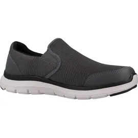 SKECHERS Slipper Slipper Kunstleder/Mesh - Grau Gr.: 42
