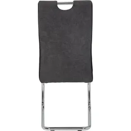 Hela Schwingstuhl Alina Webstoff anthrazit 2er Set
