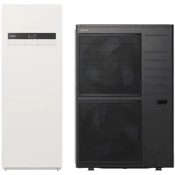 Panasonic Aquarea T-CAP Splitwärmepumpe, 9 kW, Kombi-Hydromodul, Gen. K, 400 V