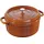 Staub Cocotte 26 cm rund zimt