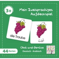 Schulbuchverlag Anadolu Mein Zweisprachiges Aufdeckspiel, Obst und Gemüse, Arabisch (Kinderspiel)