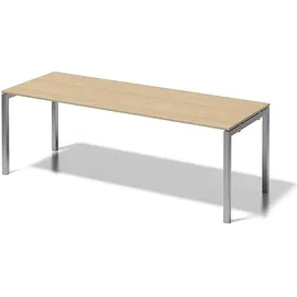 BISLEY Schreibtisch Cito Ahorn / Silber