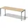 BISLEY Schreibtisch Cito Ahorn / Silber