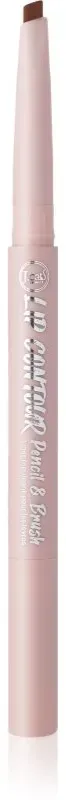 J.Cat Beauty Lip Contour Konturstift für die Lippen mit Pinselchen Farbton Sugar Honey 0.22 g