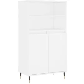vidaXL Highboard 60 x 110 x 36 cm Weiß