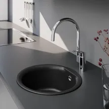 Evineo line 300 Küchenspüle Ø 43,5 cm, EUR100BL,