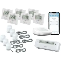 Homematic IP Starterset Fußbodenheizung für 6 Räume und Access Point 2 2 St. Weiß