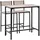 Homcom Bartisch Set 89 x 45 x 87 cm Natur