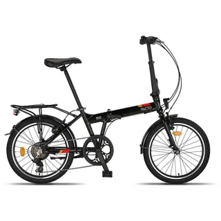 PACTO Five - Hollandrad Hochwertiges Klappfahrrad 27cm Aluminiumrahmen Bike 20 Z