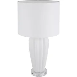 GLOBO LIGHTING Tischleuchte "IRINA", weiß, Lampen, Wippschalter
