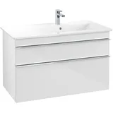 Villeroy & Boch Waschtischunterschrank 2 Auszüge 95,3 x 59 x 50,2 cm Weiß