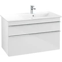 Villeroy & Boch Waschtischunterschrank 2 Auszüge 95,3 x 59 x 50,2 cm Weiß