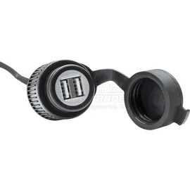 SW-Motech USB-Doppel-Ladebuchse mit Kabelbaum 2.000 mA 12 V
