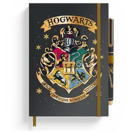 Grupo Erik Harry Potter, A5 Notizbuch mit Wappen und 96 Seiten