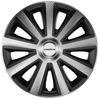 Goodyear Radzierblende Memphis Carbon 38 cm (15 Zoll) schwarz silber 4 Stück